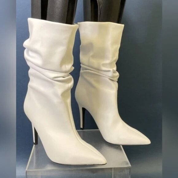 Jeffrey Campbell White Mid-Calf Boots NWOT – Size 8 - Picture 2 of 5